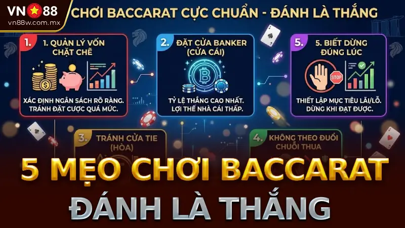 5 Mẹo Chơi Baccarat Cực Chuẩn Từ Cáo Già Sòng Bài
